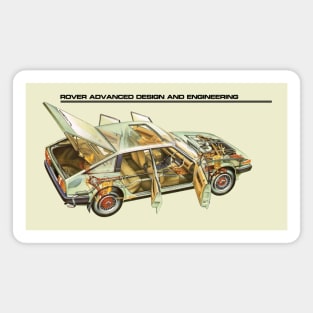 ROVER SD1 - brochure cutaway Magnet